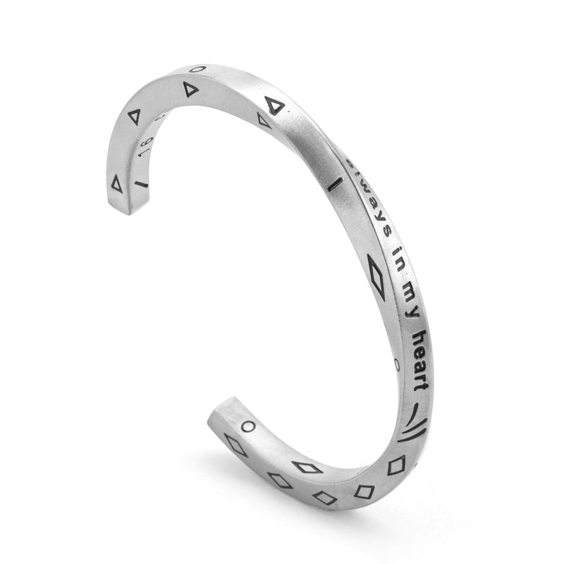Pulsera para parejas: grababa Siempre en mi Corazon- Unisex